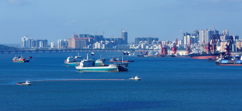 防城港码头海景