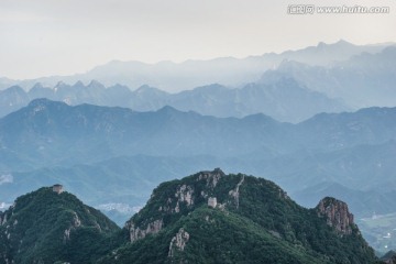 板厂峪长城 夏天 层峦叠嶂