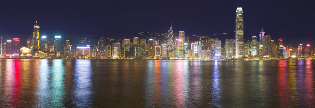 香港维多利亚港夜景