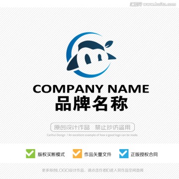 M字母 标志设计 LOGO设计