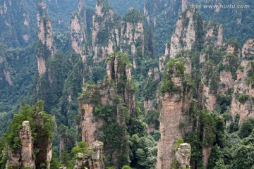 张家界石英岩地貌