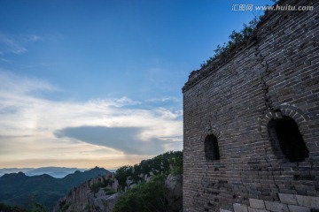 板厂峪长城 夏天 天空