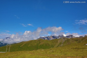 岷山风景 雪宝顶