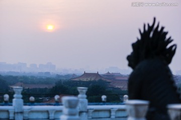远眺北京故宫