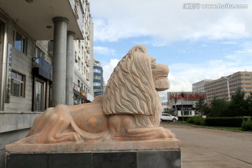 雕塑 狮子 石狮子