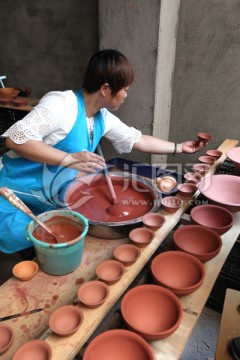 建阳建盏制作 手工制陶