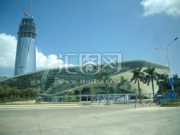 珠海国际会展中心建筑局部