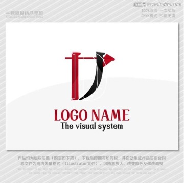 LOGO之中文字母系列字母D