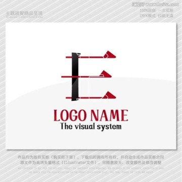 LOGO之中文字母系列字母E