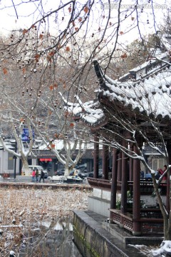 西湖雪景