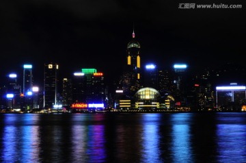 香港维多利亚港夜景