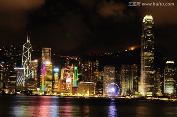 香港维多利亚港夜景