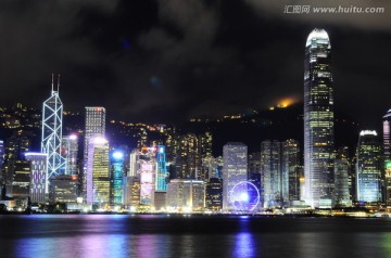 香港维多利亚港夜景