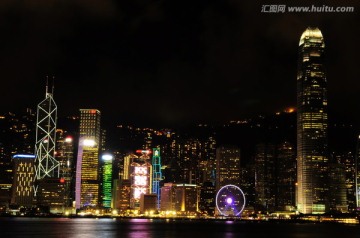 香港维多利亚港夜景