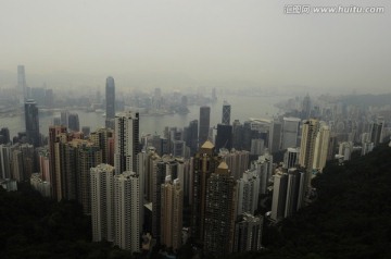 香港维多利亚全景俯视