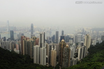 香港维多利亚全景俯视