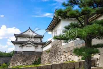 日本大阪城 日本大阪 日本旅游