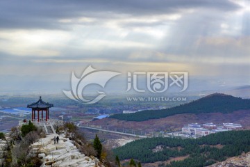 天门山早晨