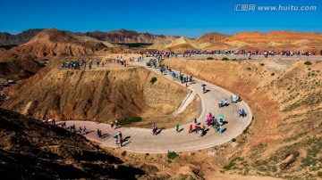 张掖丹霞地质公园风景