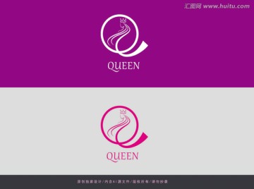 女王logo 字母Q