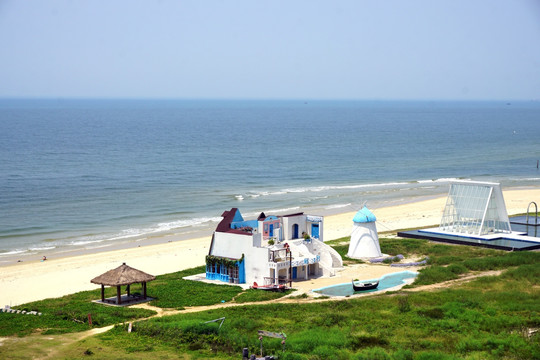 海边建筑风景