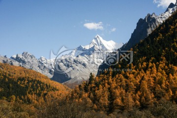 四川稻城亚丁的风景