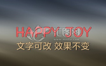 圣誕紅效果字體