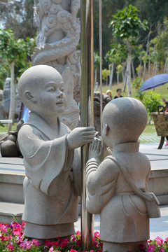 南山寺雕塑