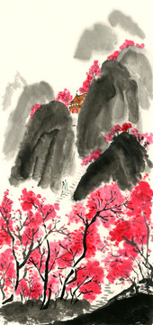 山水画 桃花源