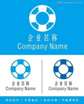 救生圈logo 方向盘logo