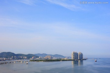 三亚湾凤凰岛海景