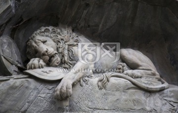 瑞士卢塞恩 狮子纪念碑