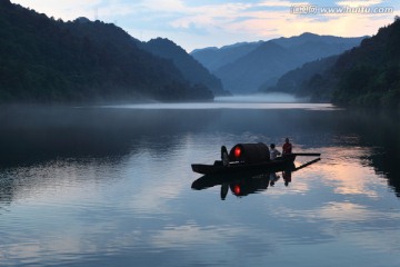 小东江日落