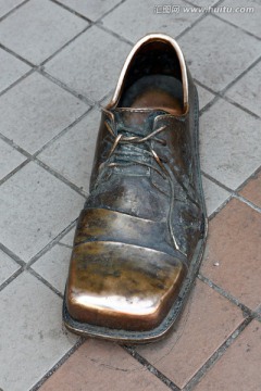 皮鞋雕塑