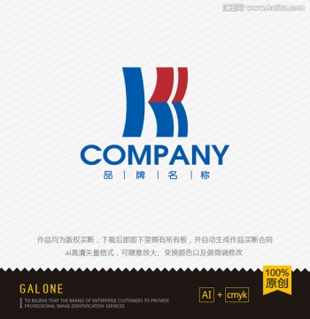 logo設(shè)計 K字母logo