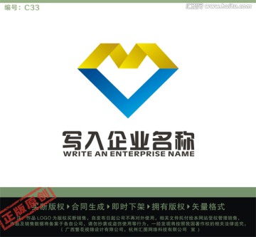 M字母LOGO 房產(chǎn)LOGO