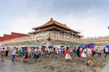 北京故宫太和殿汉白玉栏杆