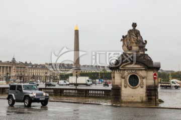 巴黎协和广场 广场雕塑 方尖碑