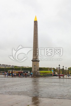 法国巴黎方尖碑 巴黎协和广场