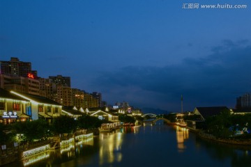 温州南塘街夜景