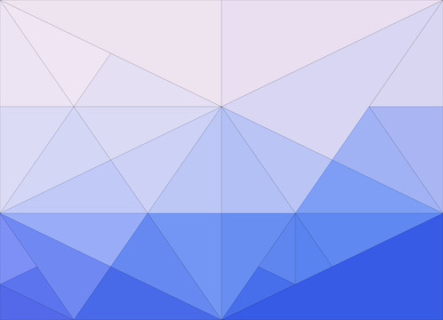 蓝色唯美几何多边形背景
