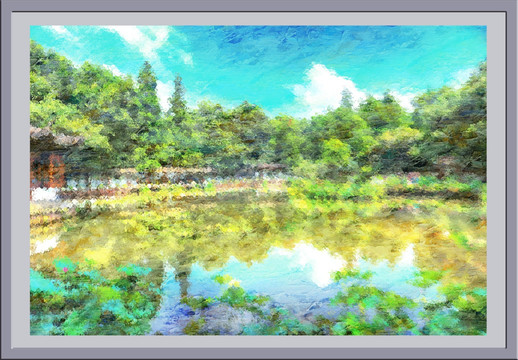 風(fēng)景裝飾畫