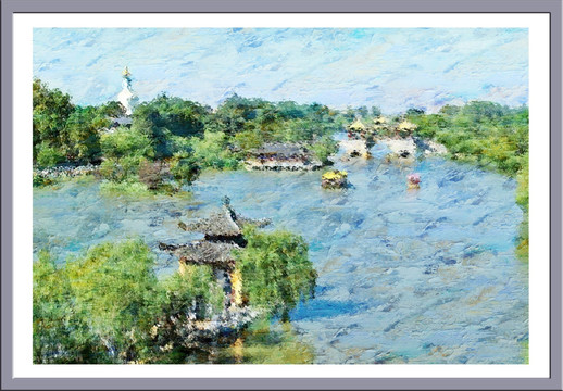 風(fēng)景裝飾畫