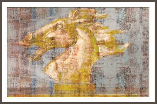 馬頭復(fù)古裝飾畫