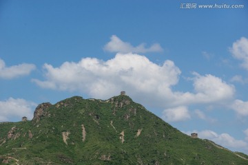 板厂峪长城 夏天 蓝天白云