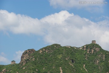 板厂峪长城 夏天 蓝天白云