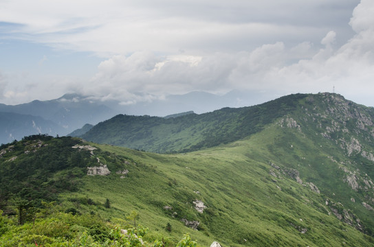 秦岭风光 牛背梁