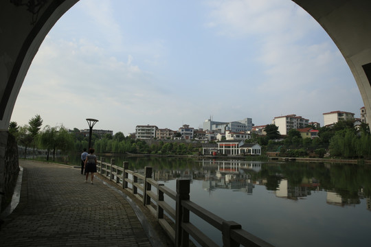 山水武宁朝阳湖风景