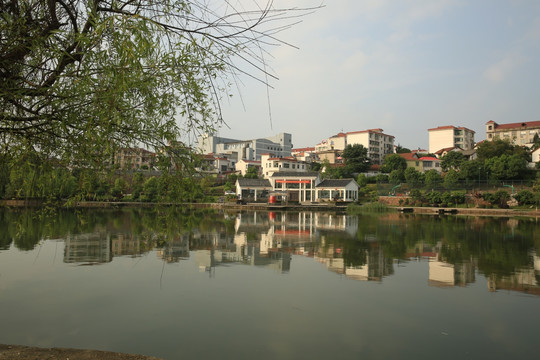 山水武宁朝阳湖风景