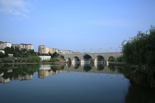 山水武宁朝阳湖风景